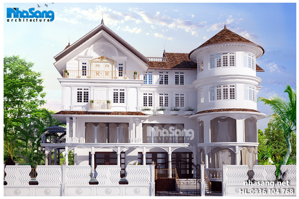 mẫu thiết kế biệt thự - dinh thự - lâu đài đẹp